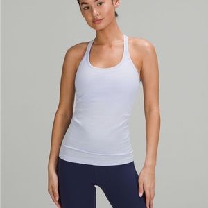 Lululemon Ebb to the Street Tank in Pastel Blue